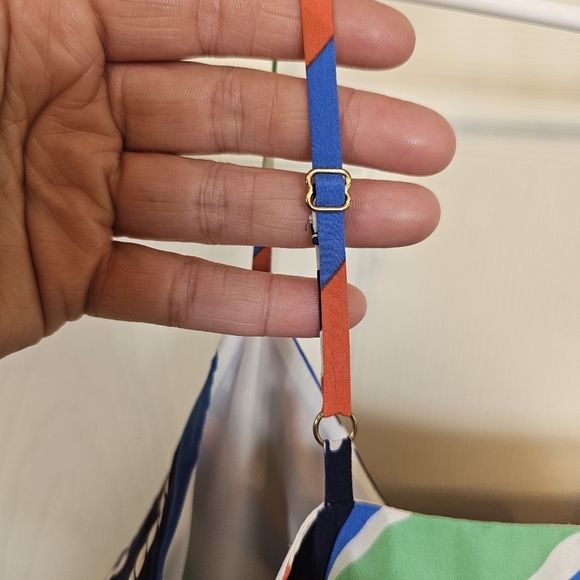 Lilly Pulitzer Overboard Striped Nautical Compass Slik Layla Mini Dress - Picture 5 of 8